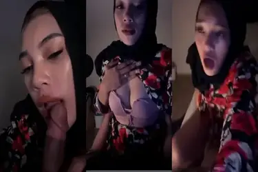 Bokep Indo Hijab Hitam Ngentot Nikmat di Hotel